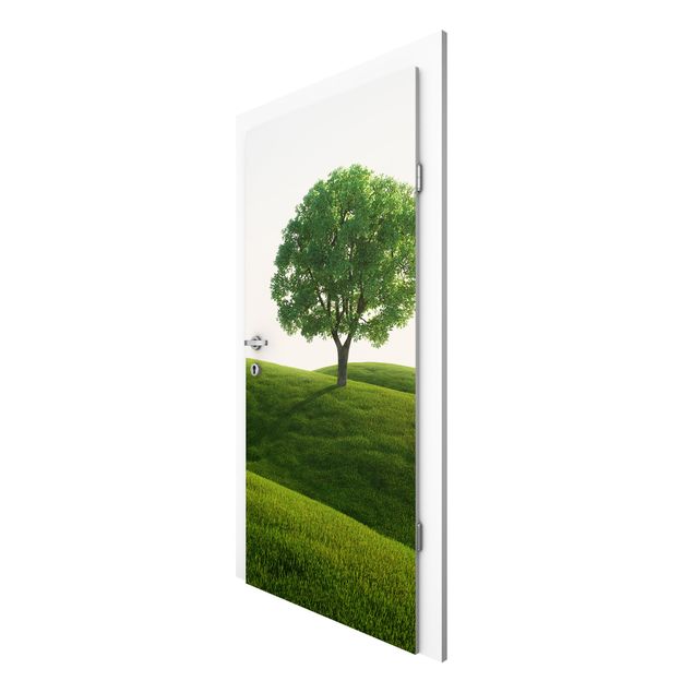 Door wallpaper - Green Tranquility