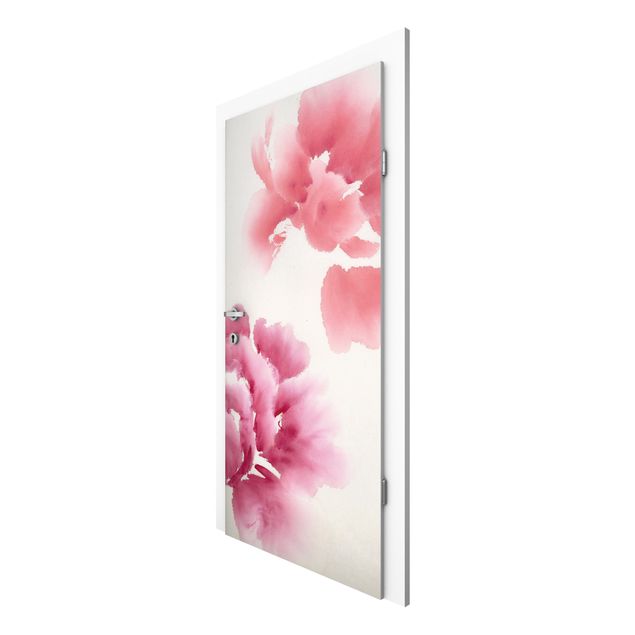 Door wallpaper - Artistic Flora II