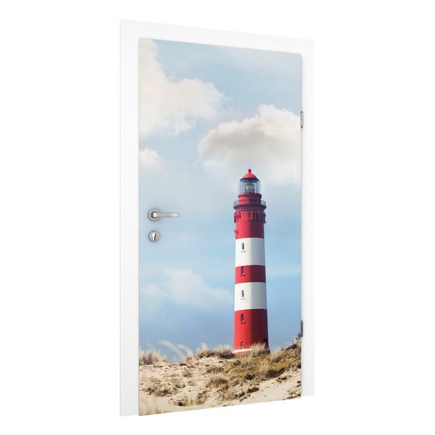 Door wallpaper - Lighthouse Between Dunes