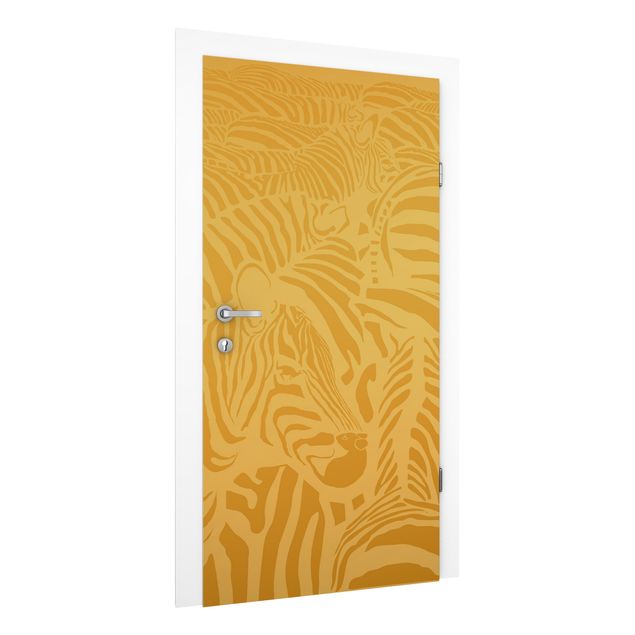 Door wallpaper - No.DS5 Crosswalk beige