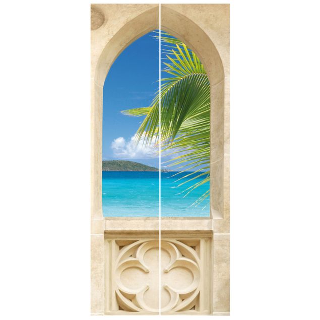 Door wallpaper - Ocean View