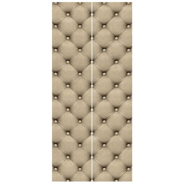 Door wallpaper - Upholstery Beige