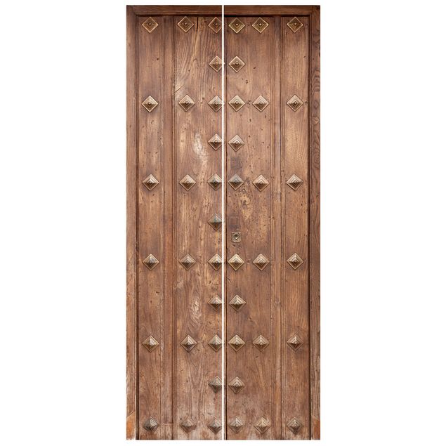 Door wallpaper - Rustic Spanish Wooden Door
