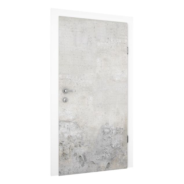 Door wallpaper - Shabby Concrete Look