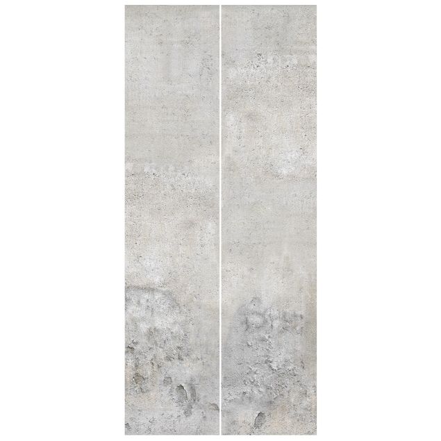 Door wallpaper - Shabby Concrete Look