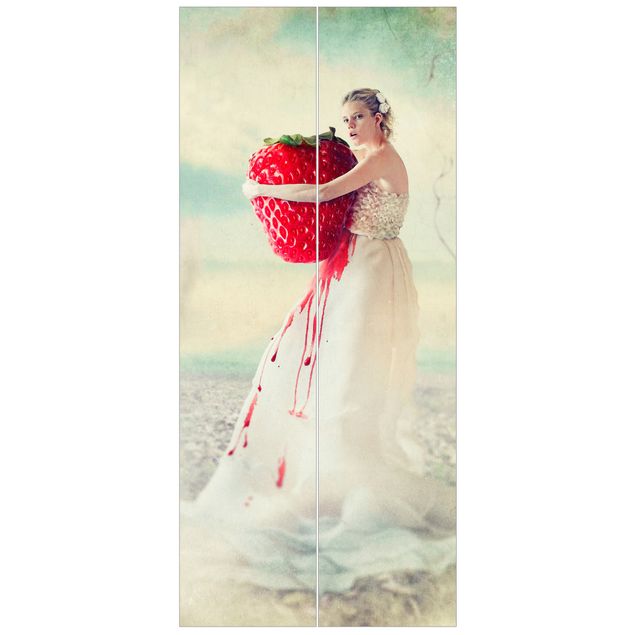 Door wallpaper - Strawberry Princess