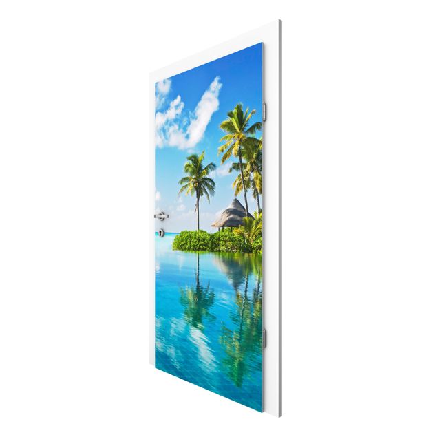 Door wallpaper - Tropical Paradise