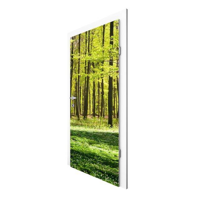 Door wallpaper - Forest Meadow
