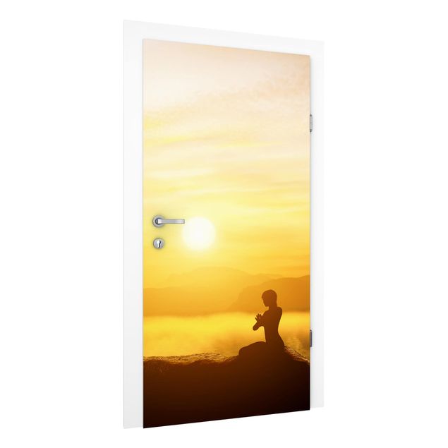 Door wallpaper - Yoga Meditation
