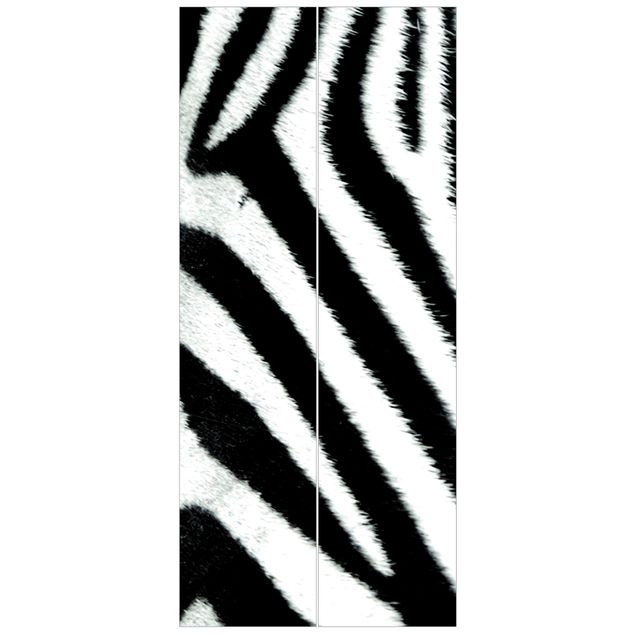 Door wallpaper - Zebra Crossing