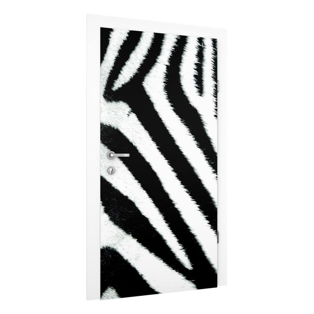 Door wallpaper - Zebra Crossing