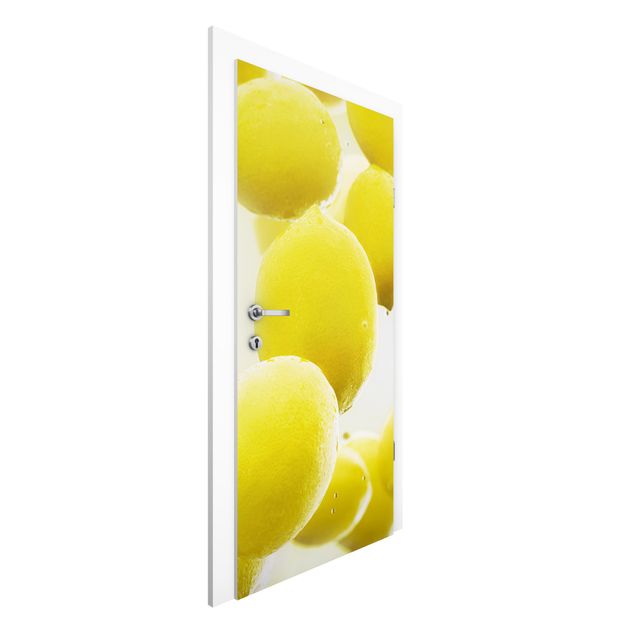 Door wallpaper - Lemons In Water