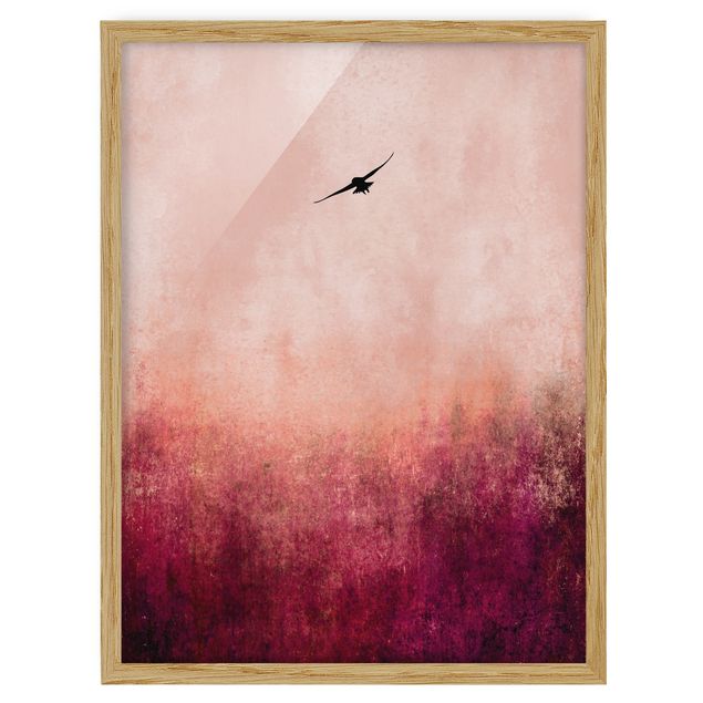Framed poster - Bird In Sunset