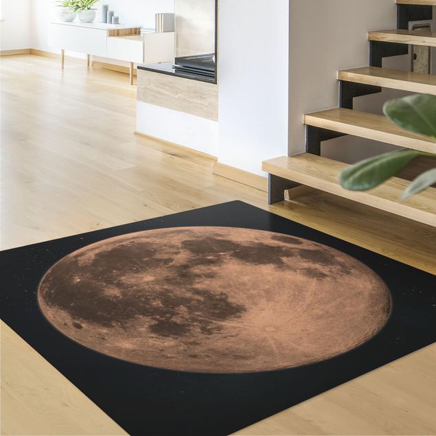 mandala rugs Full Moon In Starry Skies