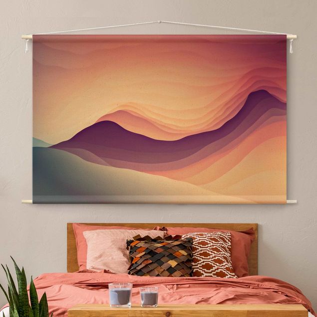 tapestry wall hanging Warming Colour Gradient