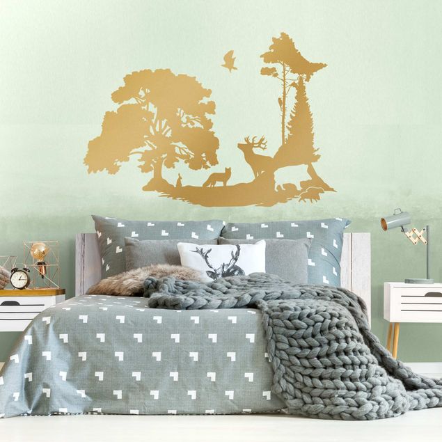 Wall stickers trees Forest clearing