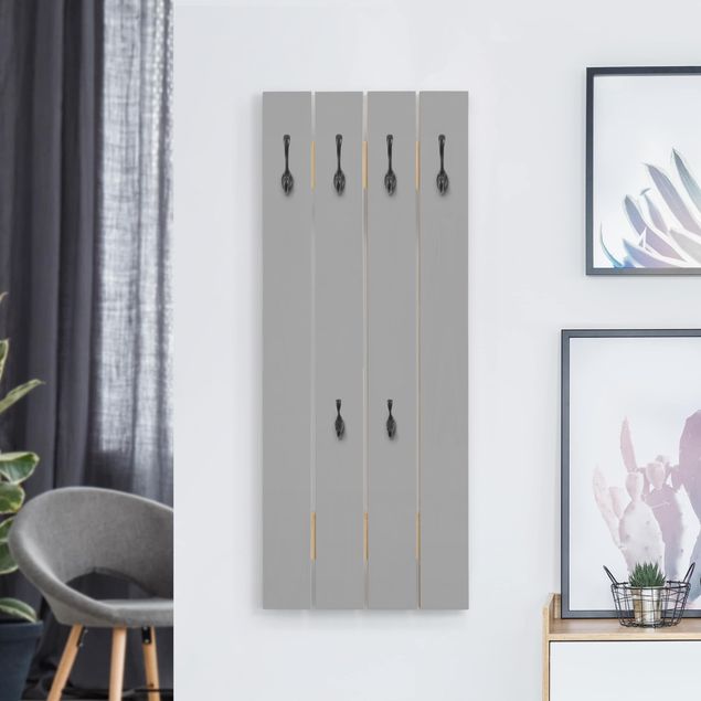 Wooden coat rack - Colour Cool Grey