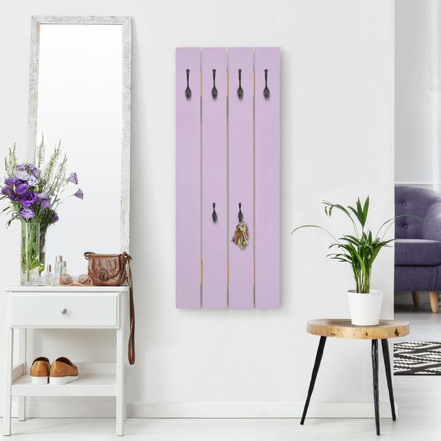 Wooden coat rack - Colour Lavender