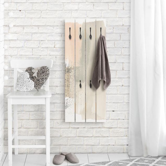 Wooden coat rack - Seal With Rouge I
