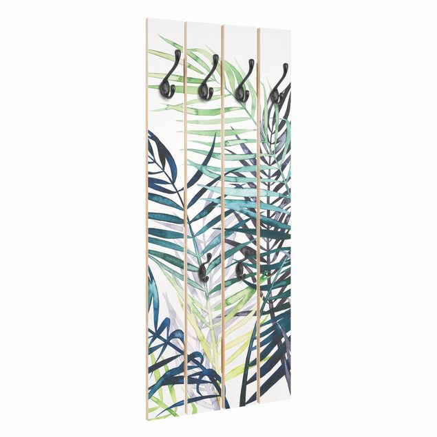 Wooden coat rack - Exotic Foliage - Palme