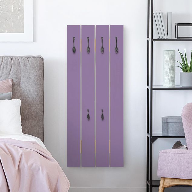 Wooden coat rack - Lilac