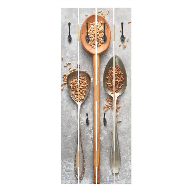 Wooden coat rack - Cereal Grains Spoon