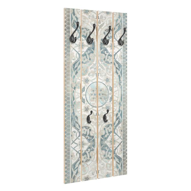 Wooden coat rack - Wood Panels Persian Vintage I