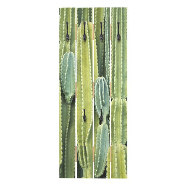 Wooden coat rack - Cactus Wall