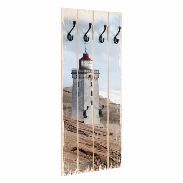 Wooden coat rack - Lighthouse In Denmark