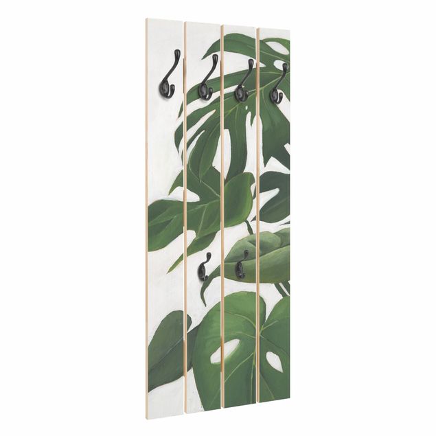 Wooden coat rack - Favorite Plants - Monstera