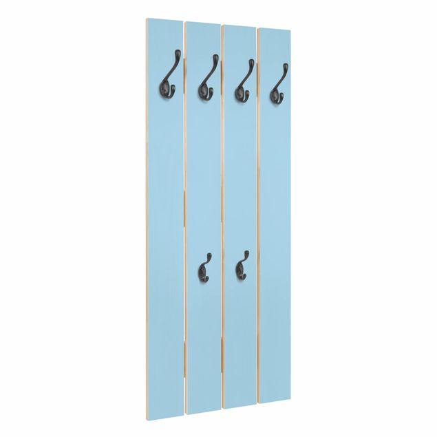 Wooden coat rack - Pastel Blue