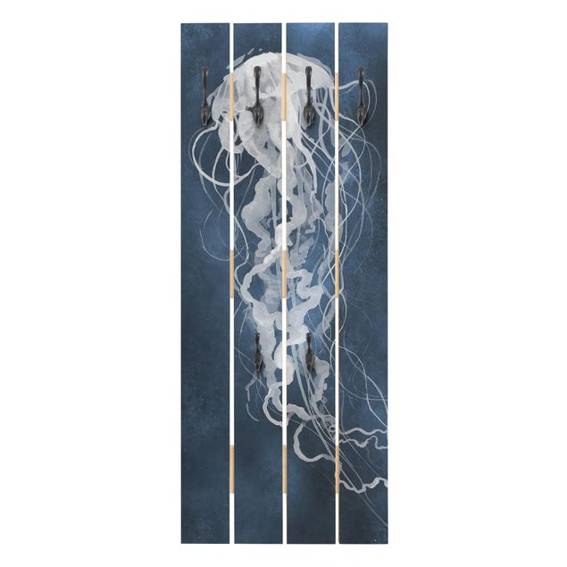 Wooden coat rack - Jellyfish Dance I