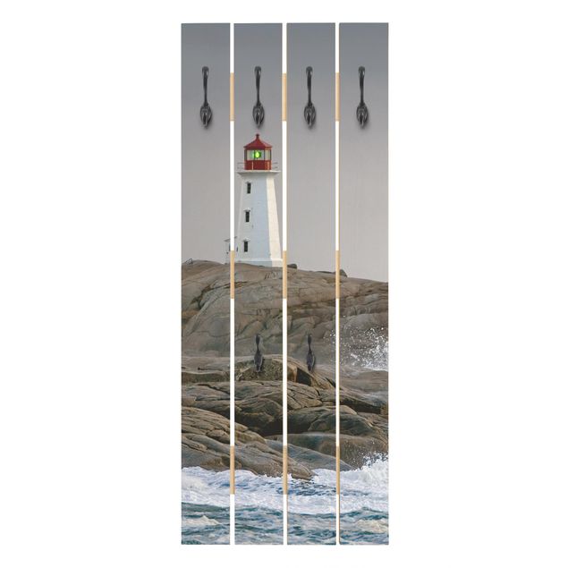Wooden coat rack - Lighthouse