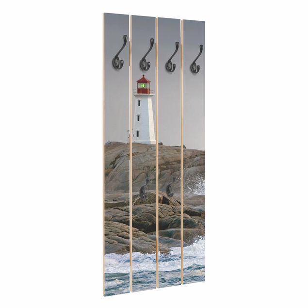 Wooden coat rack - Lighthouse