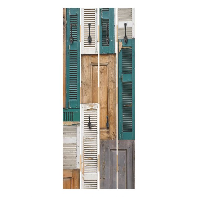 Wooden coat rack - The Doors