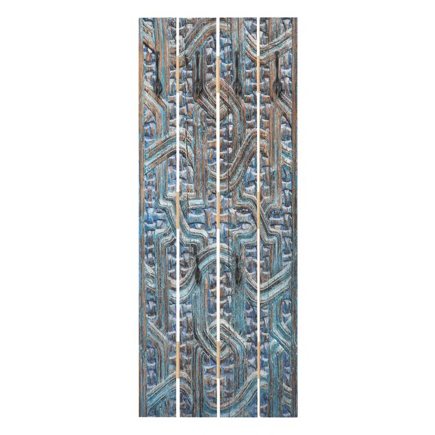 Wooden coat rack - Door With Moroccan Carving