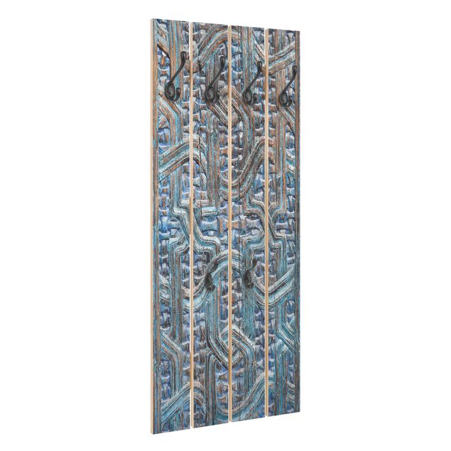 Wooden coat rack - Door With Moroccan Carving