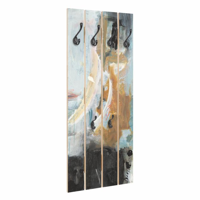 Wooden coat rack - Interplay Abstract I