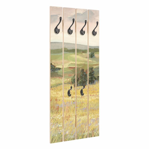 Wooden coat rack - Meadow In The Morning I