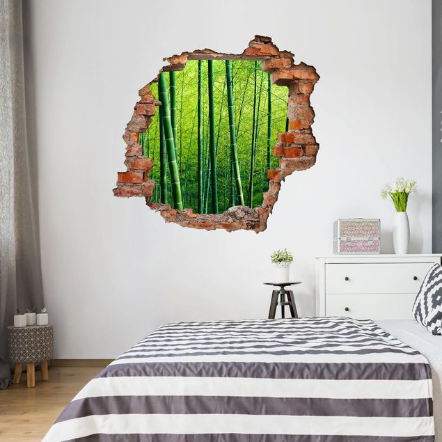 Wall decal forest Bamboo Forest