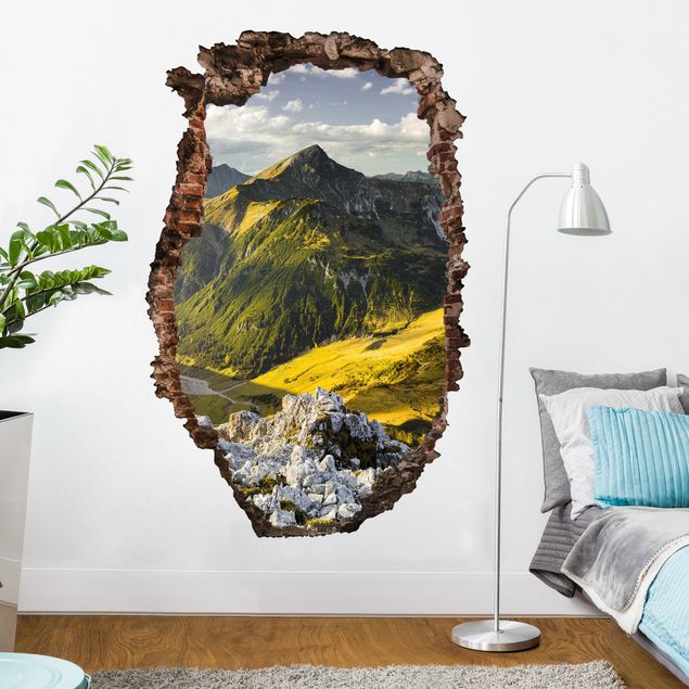 Wall stickers Mountains And Valley Of The Lechtal Alps In Tirol