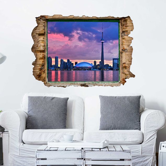 Wall stickers city ​​names Fascinating Toronto