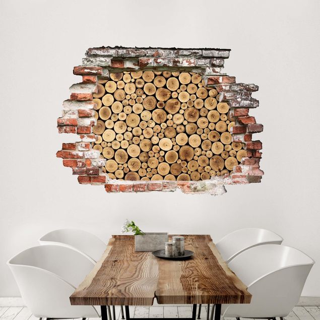 Wall decal Homey Firewood