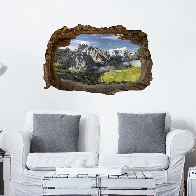 Wall art stickers Italian Alps