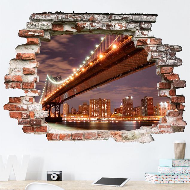 Wall stickers New York Manhattan Bridge
