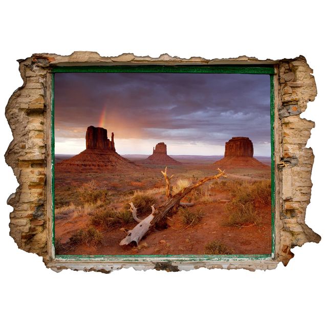Wall sticker - Monument Valley At Sunset