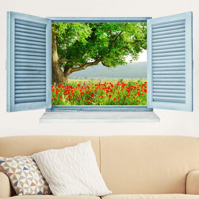 Wall decal forest Summer Meadow