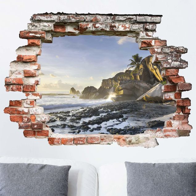Wall stickers 3d Sunset On The Island Paradise