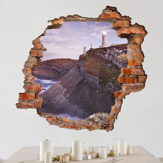 Wall stickers island Cliffs And Lighthouse