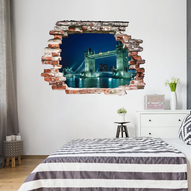 Wall stickers city ​​names Tower Bridge